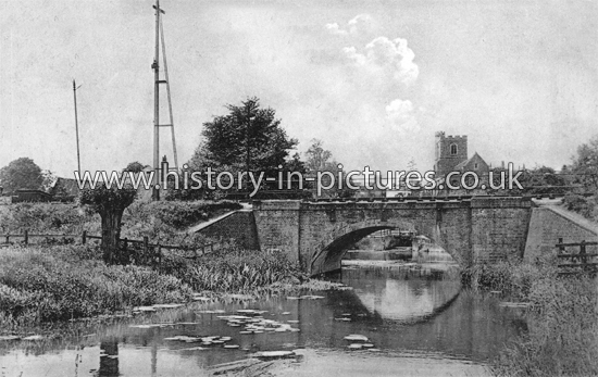 The Mill Stream, Broxbourne, Hertfordshire. c.1914.